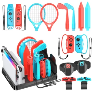All In One for Switch/Switch OLED Sports Game Accessories Kit for Switch Set Storage Stand for N-Switch 1